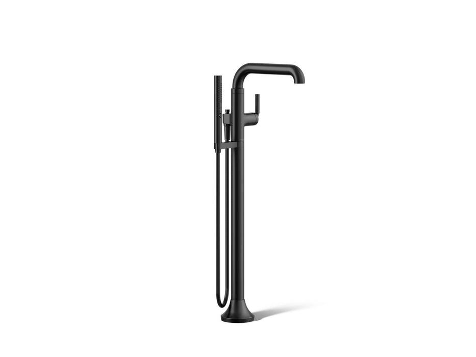 KOHLER K-T27424-4 Tone Floor-mount bath filler trim with handshower, matte black