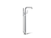 KOHLER K-T27424-4 Tone Floor-mount bath filler trim with handshower, polished chrome