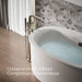 KOHLER K-T27424-4 Tone Floor-mount bath filler trim with handshower, vibrant brushed nickel - view 4