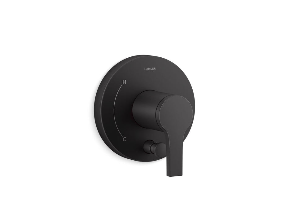 KOHLER K-T35325-4 Elate Rite-Temp valve trim with diverter, matte black