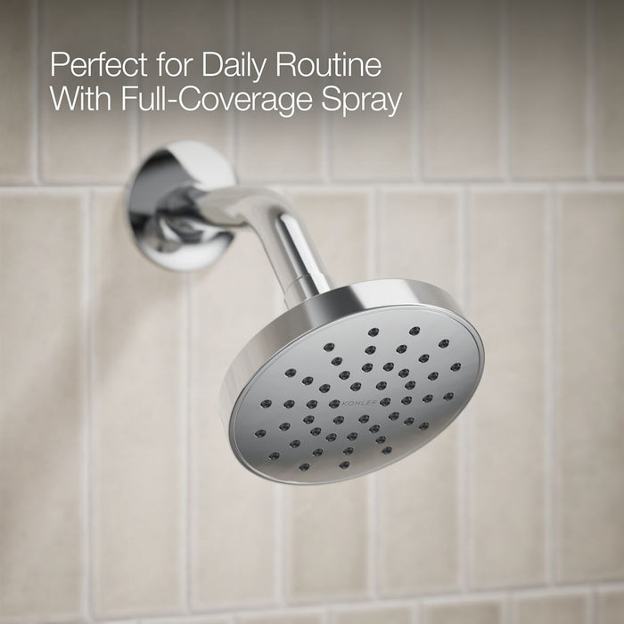 KOHLER K-T35327-4G Elate Rite-Temp bath and shower trim kit with push-button diverter, 1.75 gpm, polished chrome - view 5