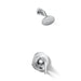 KOHLER K-T35943-4G Buckley Rite-Temp® Shower Trim Kit with Push-button Diverter, 1.75 GPM, Polished Chrome - 3/4 view of prod
