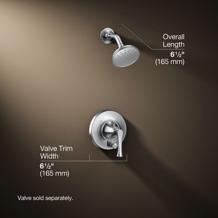 3/4 view of product with dimensions