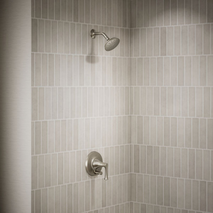 KOHLER K-T35943-4G Buckley Rite-Temp® Shower Trim Kit with Push-button Diverter, 1.75 GPM, Vibrant Brushed Nickel - image foc