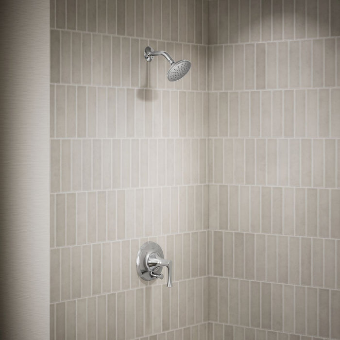 KOHLER K-T35943-4Y Buckley Rite-Temp® Shower Trim Kit with Push-button Diverter, 2.5 GPM, Polished Chrome - image focused on 