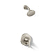 KOHLER K-T35943-4Y Buckley Rite-Temp® Shower Trim Kit with Push-button Diverter, 2.5 GPM, Vibrant Brushed Nickel - 3/4 view o