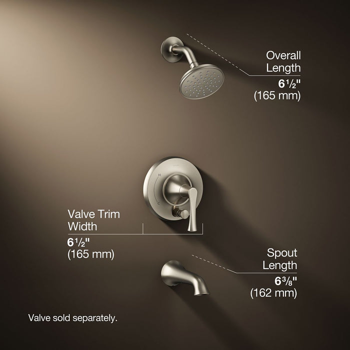 3/4 view of product with dimensions