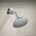KOHLER K-T35944-4Y Buckley Rite-Temp® Bath and Shower Trim Kit with Push-button Diverter, 2.5 GPM, Polished Chrome - close-up