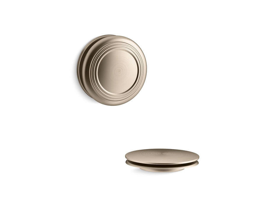 KOHLER K-T37396 PureFlo Traditional push-button bath drain trim