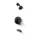 KOHLER K-T49980-4Y Pitch Rite-Temp bath and shower trim kit with push-button diverter and lever handle, 2.5 gpm, matte...