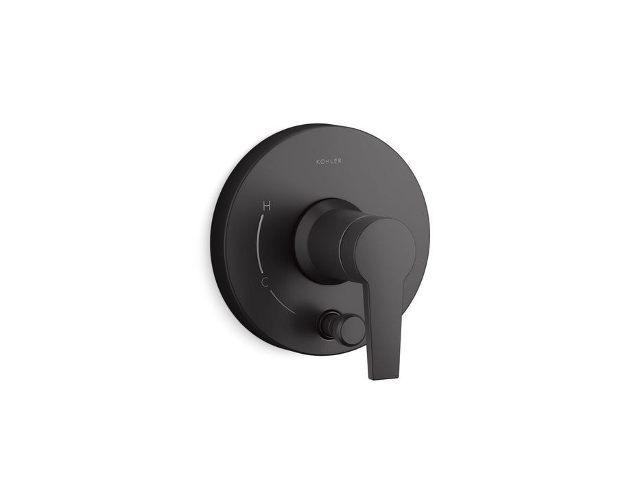 KOHLER K-T49988-4 Pitch Rite-Temp valve trim with push-button diverter