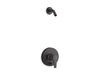 KOHLER K-T49989-4L Pitch Rite-Temp shower trim kit with push-button diverter, less showerhead, matte black