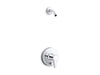 KOHLER K-T49989-4L Pitch Rite-Temp shower trim kit with push-button diverter, less showerhead, polished chrome