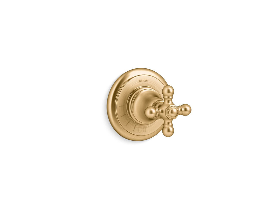 KOHLER K-T72771-3 Artifacts MasterShower volume control valve trim with cross handle
