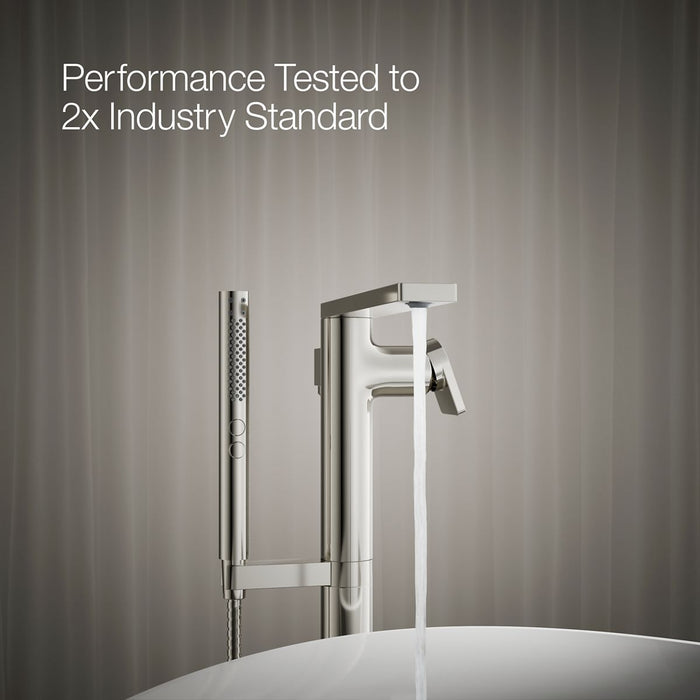 KOHLER K-T73087-4 Composed Floor-mount bath filler trim with handshower