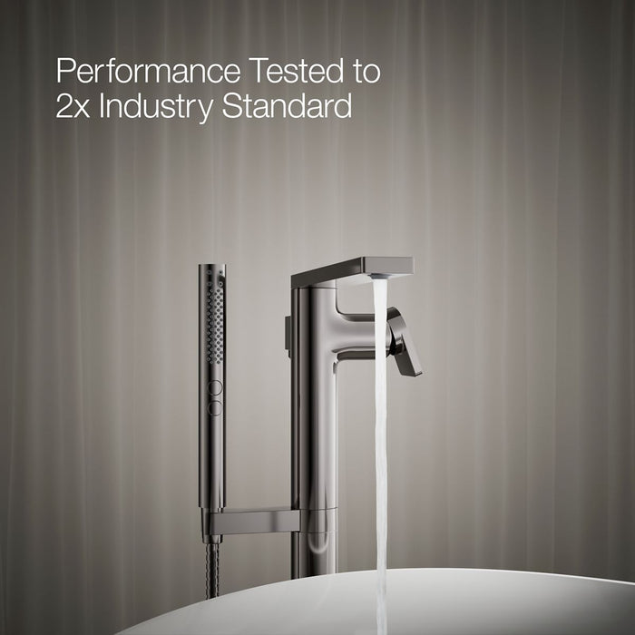 KOHLER K-T73087-4 Composed Floor-mount bath filler trim with handshower