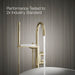 KOHLER K-T77984-4 Components Floor-mount bath filler trim with lever handles and handshower, vibrant french gold - view 5