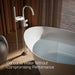 KOHLER K-T77984-4 Components Floor-mount bath filler trim with lever handles and handshower, vibrant polished nickel - view 4
