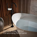 KOHLER K-T77984-9 Components Floor-mount bath filler trim with industrial handles and handshower, matte black - view 4