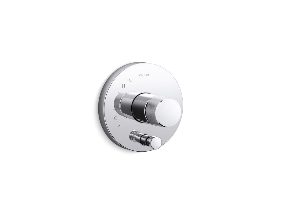 KOHLER K-T78016-8 Components Rite-Temp valve trim with Oyl handle and diverter