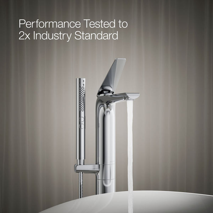 KOHLER K-T97367-4 Avid Floor-mount bath filler trim