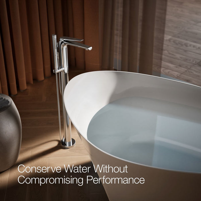 KOHLER K-T97367-4 Avid Floor-mount bath filler trim