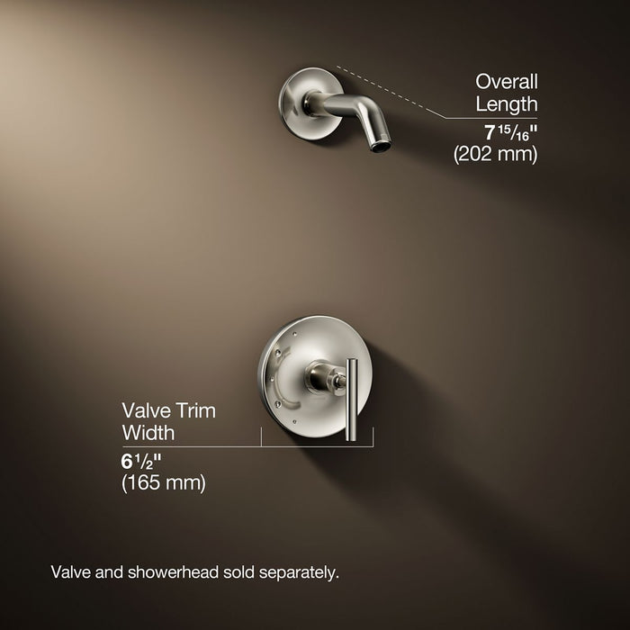 3/4 view of product with dimensions