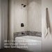 KOHLER K-TLS28127-4 Venza Rite-Temp bath and shower trim kit, without showerhead, matte black - view 3