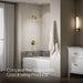 KOHLER K-TLS35322-4 Elate Rite-Temp bath and shower trim kit, without showerhead, vibrant brushed moderne brass - view 5