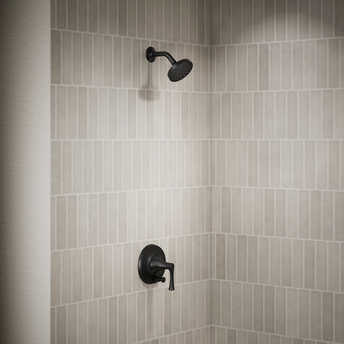 KOHLER K-TLS35943-4 Buckley Rite-Temp shower trim kit with push-button diverter, without showerhead