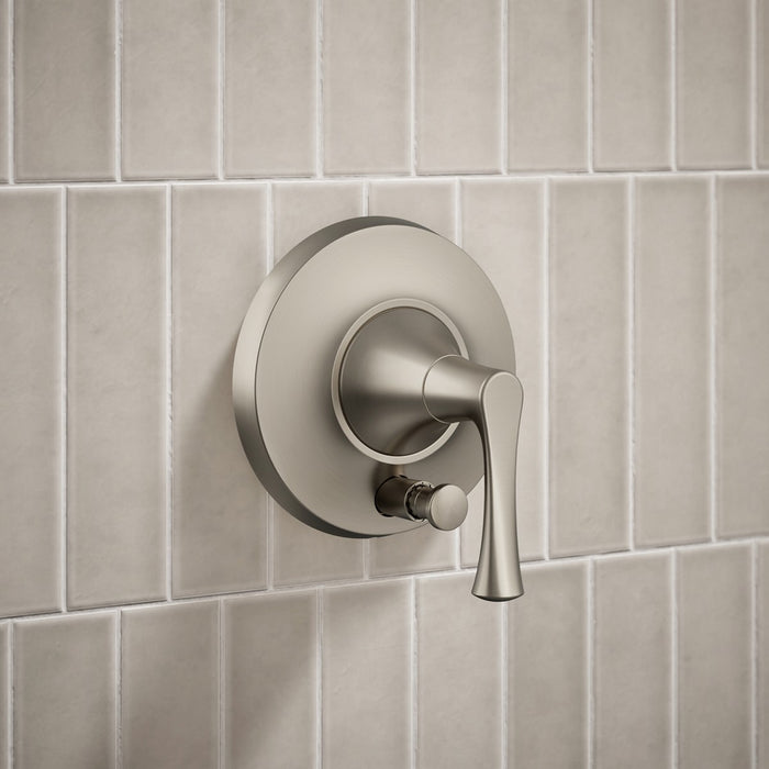 KOHLER K-TLS35943-4 Buckley Rite-Temp shower trim kit with push-button diverter, without showerhead