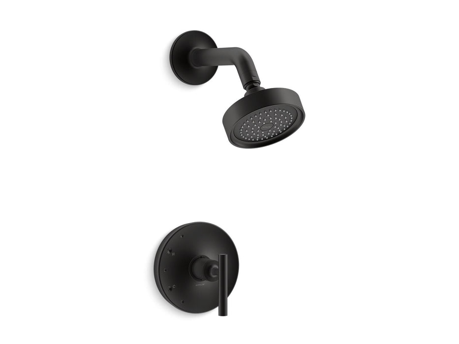 KOHLER K-TS14422-4 Purist Rite-Temp shower trim kit with lever handle, 2.5 gpm