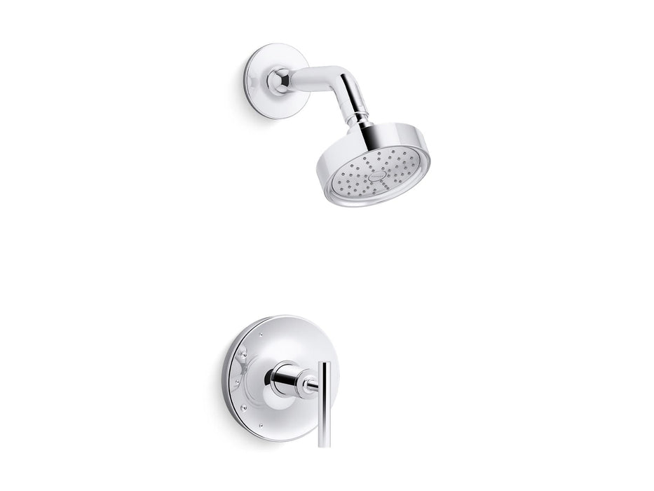 KOHLER K-TS14422-4G Purist Rite-Temp shower trim kit with lever handle, 1.75 gpm