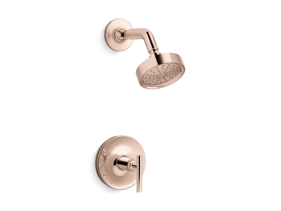KOHLER K-TS14422-4G Purist Rite-Temp shower trim kit with lever handle, 1.75 gpm