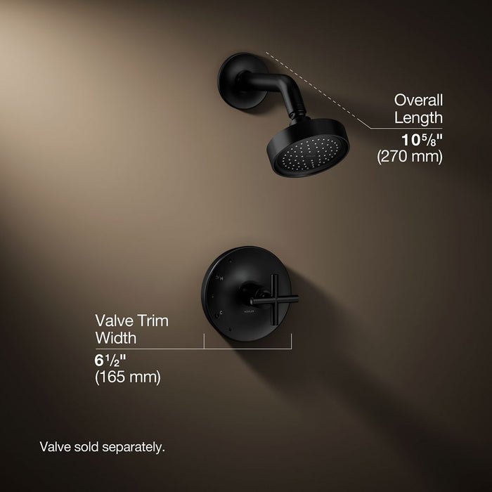 3/4 view of product with dimensions