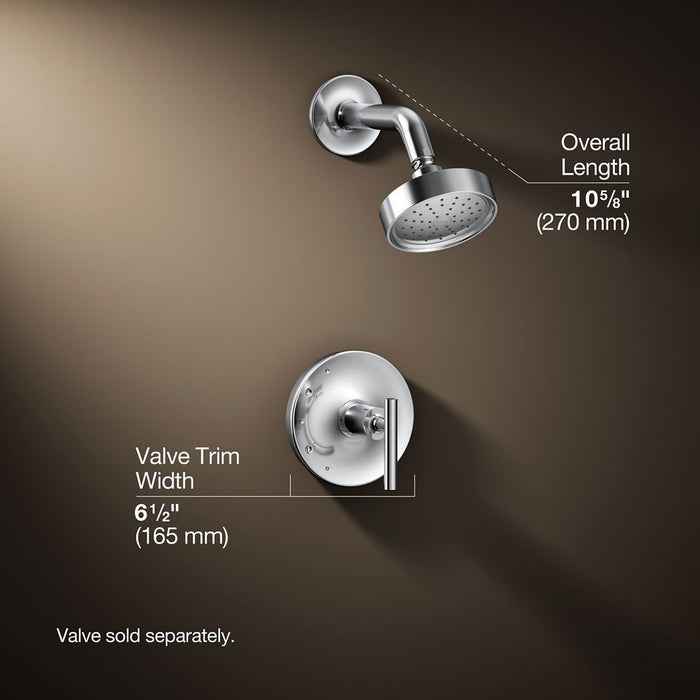 3/4 view of product with dimensions