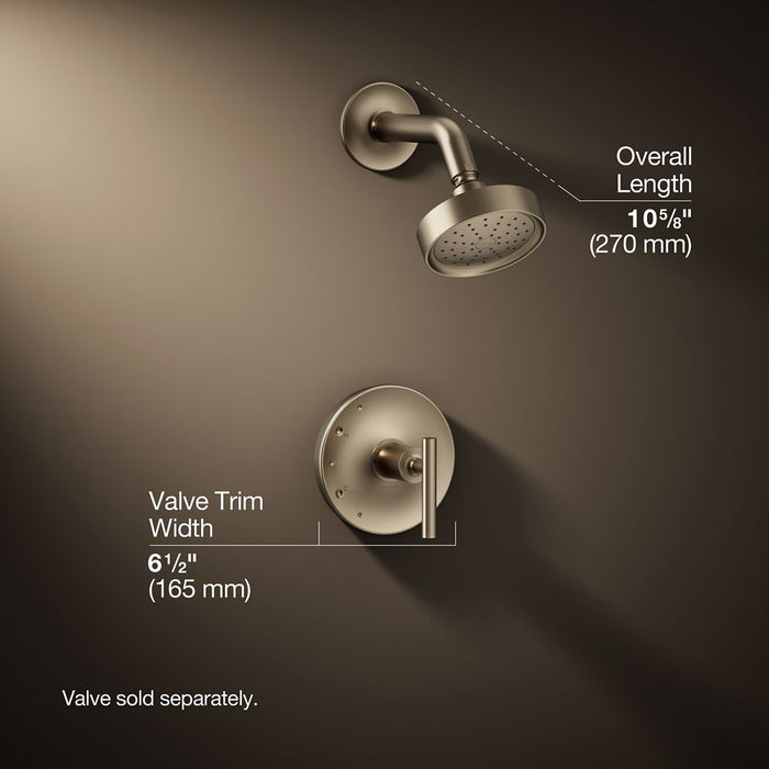 3/4 view of product with dimensions
