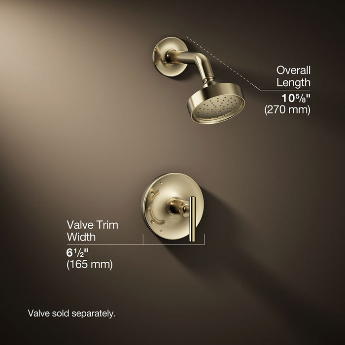 3/4 view of product with dimensions