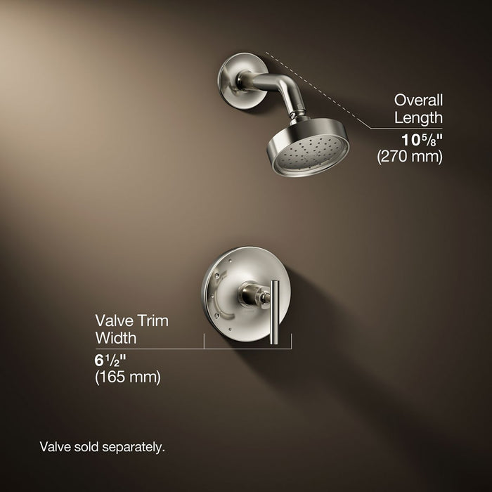 3/4 view of product with dimensions