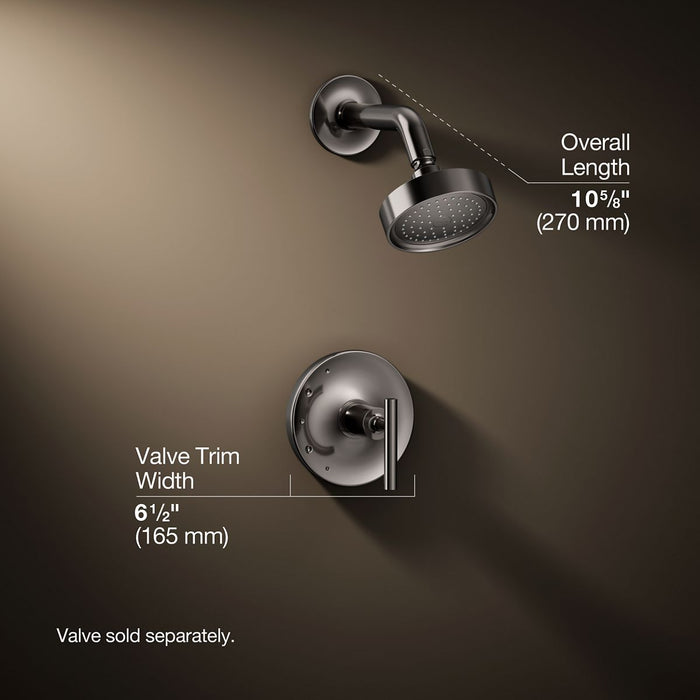 3/4 view of product with dimensions