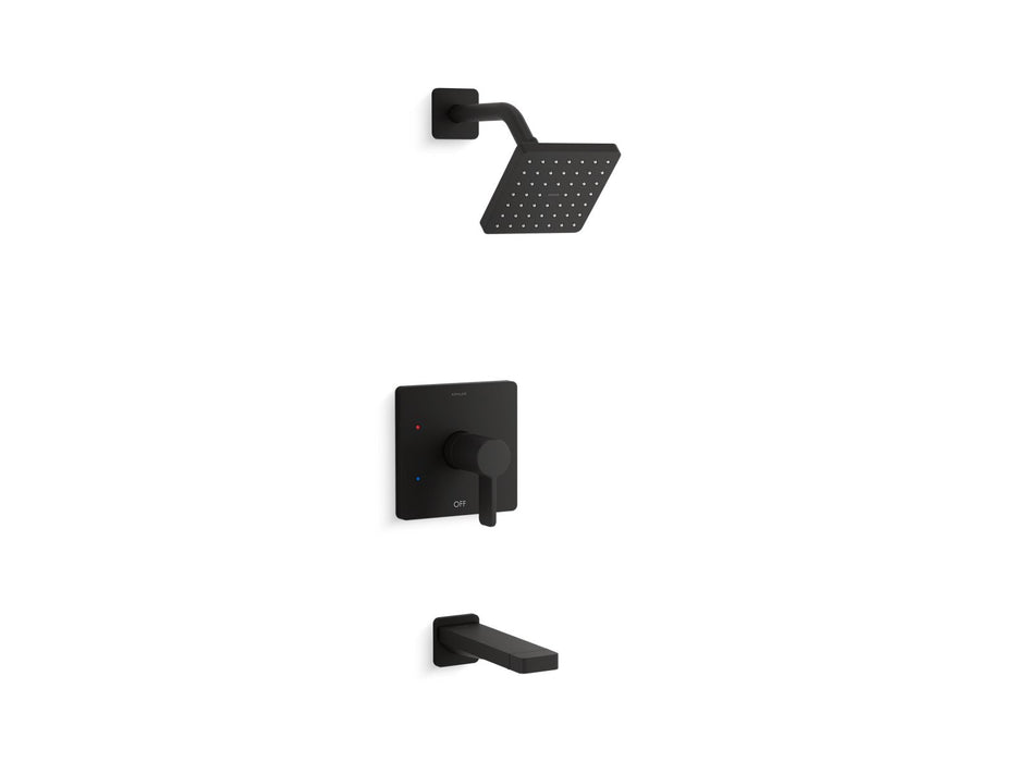 KOHLER K-TS23502-4 Parallel Rite-Temp bath and shower trim kit, 2.5 gpm