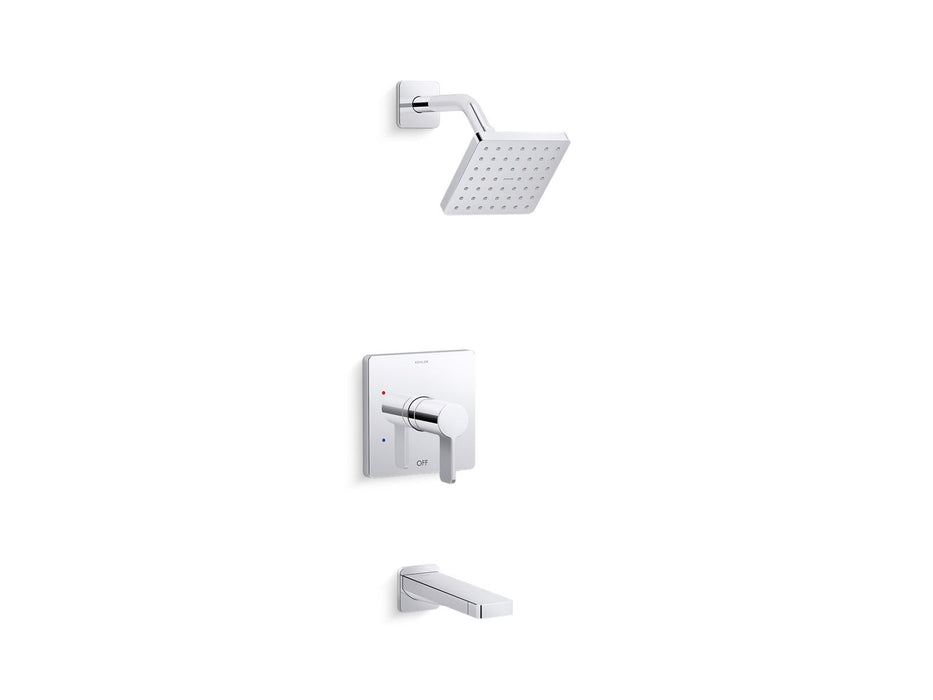 KOHLER K-TS23502-4 Parallel Rite-Temp bath and shower trim kit, 2.5 gpm