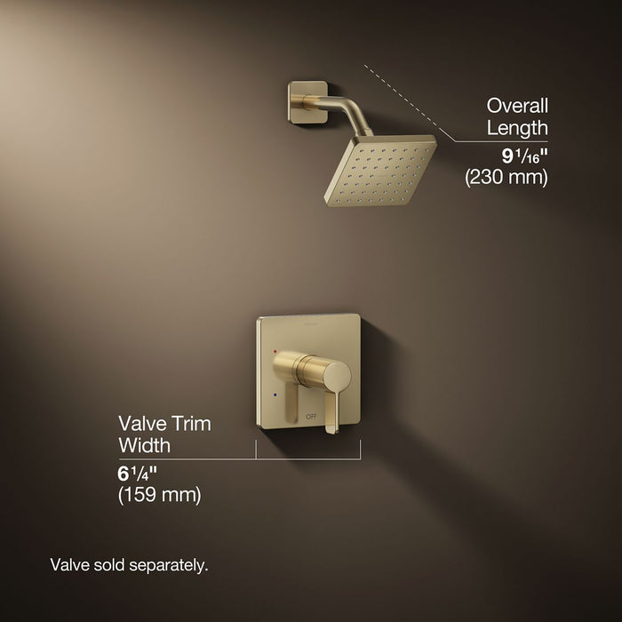 3/4 view of product with dimensions