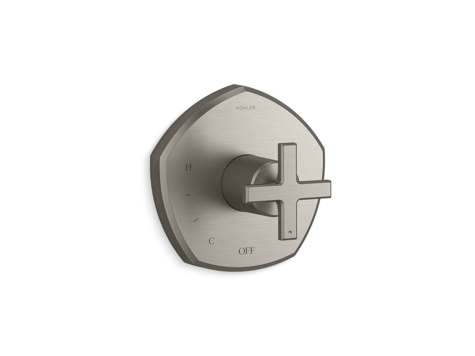KOHLER K-TS27043-3 Occasion Rite-Temp valve trim with cross handle