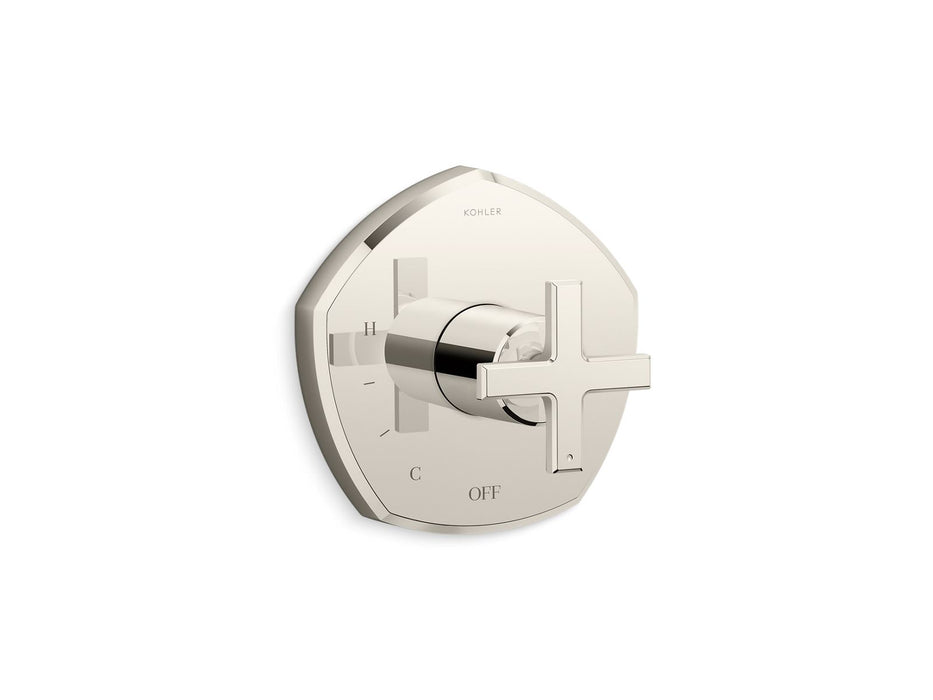 KOHLER K-TS27043-3 Occasion Rite-Temp valve trim with cross handle