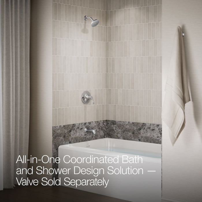 KOHLER K-TS27391-4G Simplice Rite-Temp bath and shower trim kit, 1.75 gpm