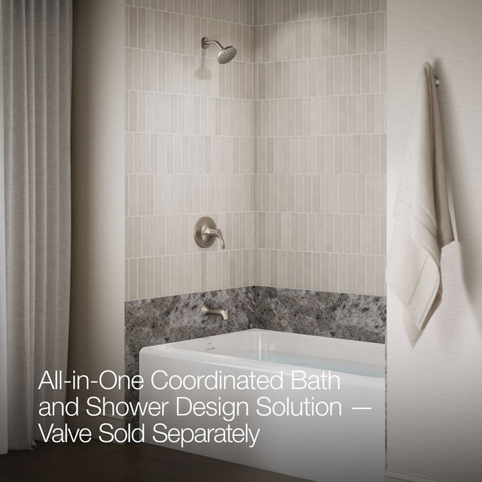KOHLER K-TS27391-4G Simplice Rite-Temp bath and shower trim kit, 1.75 gpm