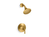 KOHLER K-TS27420-4G Tone Rite-Temp shower trim kit, 1.75 gpm, vibrant brushed moderne brass