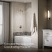 KOHLER K-TS35322-4Y Elate Rite-Temp bath and shower trim kit, 2.5 gpm, vibrant brushed nickel - view 3