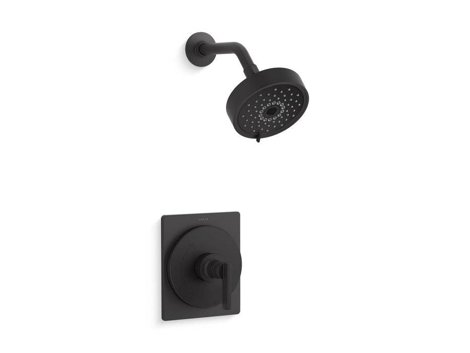 KOHLER K-TS35916-4Y Castia by Studio McGee Rite-Temp shower trim kit, 2.5 gpm, matte black